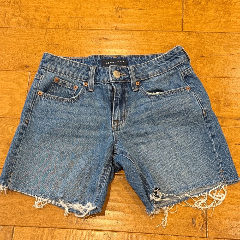 Blue Denim Women Shorts
